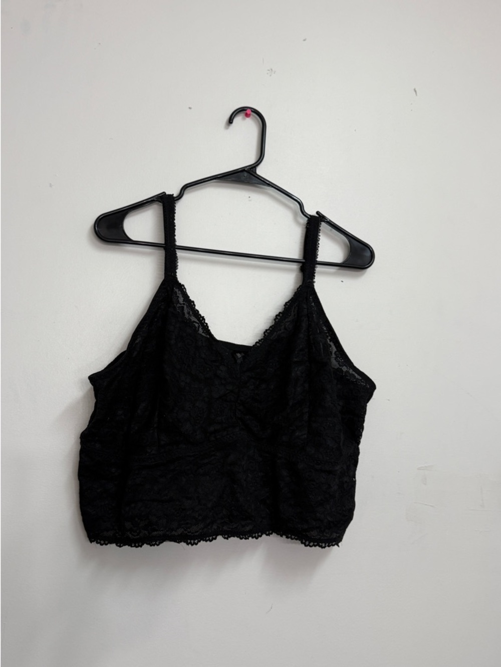 Torrid black lace bralette black lace bra 4 lace cami top grunge whimsigoth